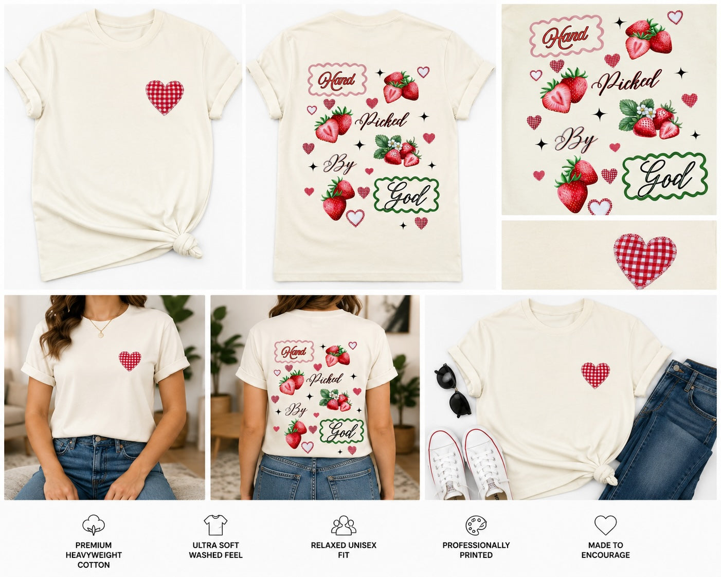 ❤️ Hand Picked by God Graphic Tee