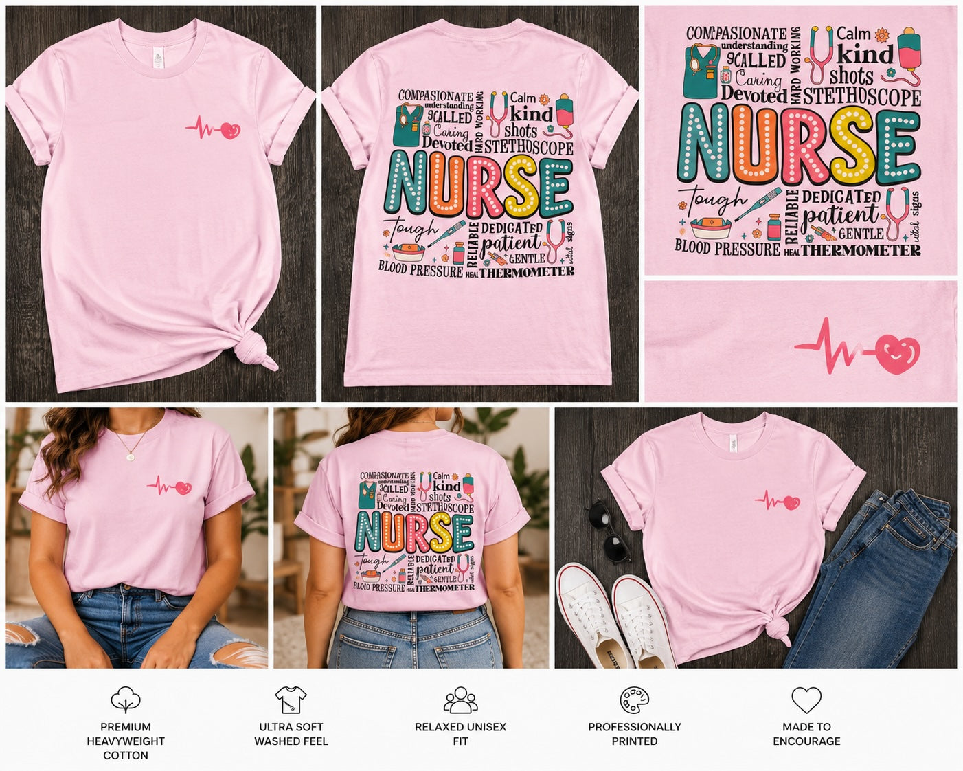 💖 Nurse Graphic Tee