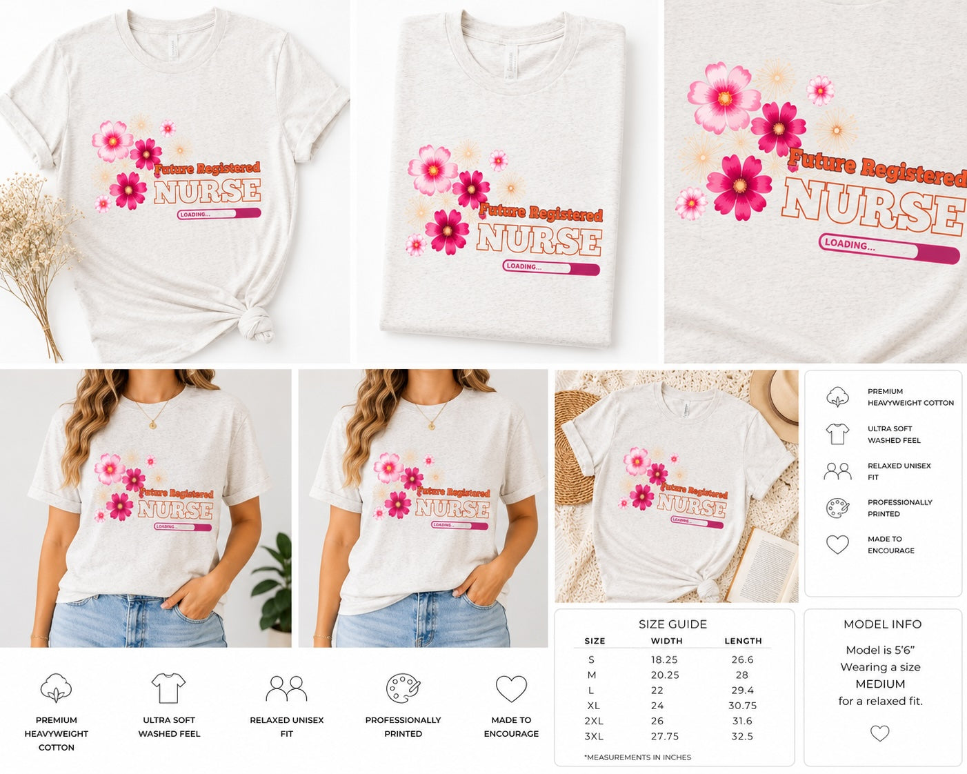 🌸 Future Registered Nurse Tee
