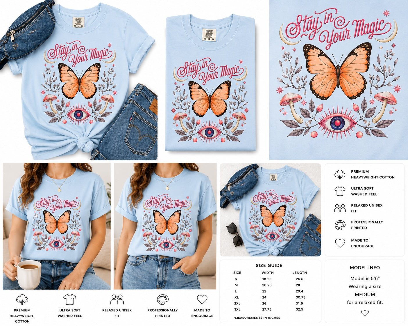 🦋 Stay in Your Magic Tee